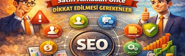 SEO hizmeti satın almadan önce dikkat edilmesi gerekenler