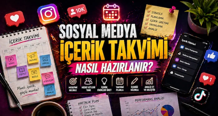 Sosyal medya içerik takvimi nasıl hazırlanır?