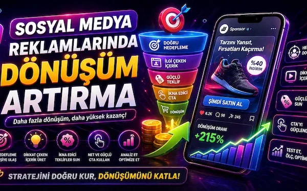 Sosyal medya reklamlarında dönüşüm artırma