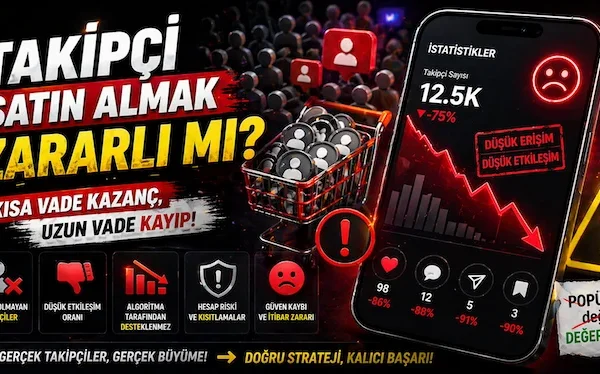 Takipçi satın almak zararlı mı?