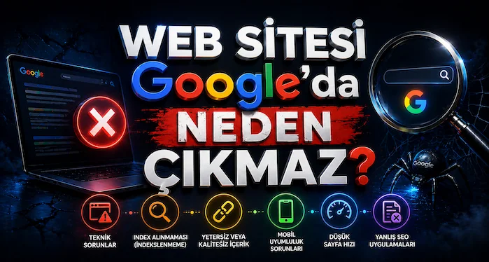 Web sitesi Google’da neden çıkmaz?