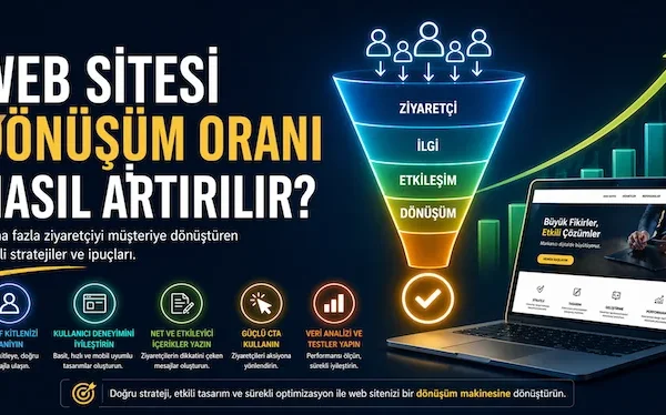 Web sitesi dönüşüm oranı nasıl artırılır?