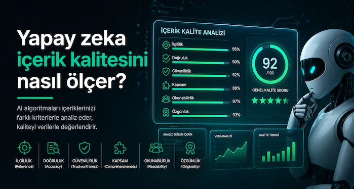Yapay zeka içerik kalitesini nasıl ölçer?