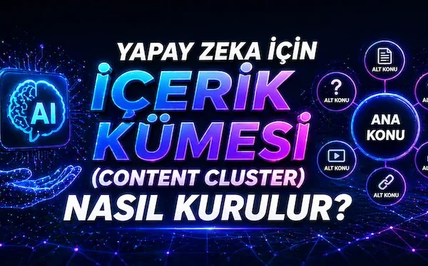 Yapay zeka için içerik kümesi (content cluster) nasıl kurulur?