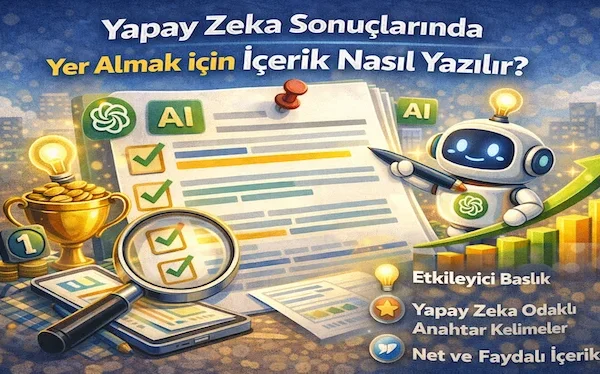 Yapay zeka sonuçlarında yer almak için içerik nasıl yazılır?