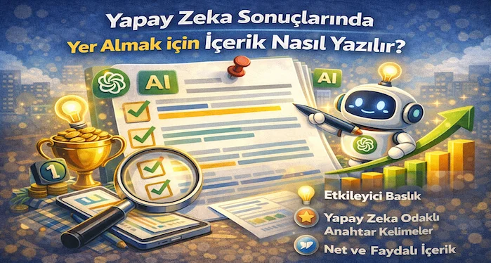 Yapay zeka sonuçlarında yer almak için içerik nasıl yazılır?