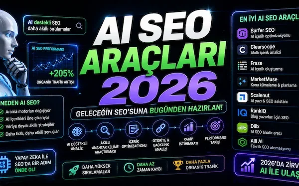AI SEO Araçları 2026 AI SEO Araçları 2026