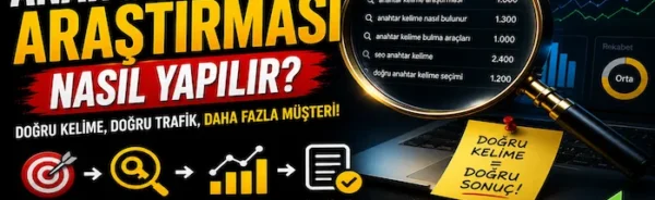 Anahtar kelime araştırması nasıl yapılır?