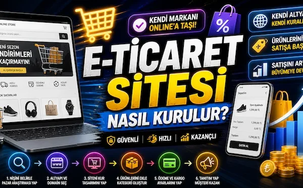 E-ticaret sitesi nasıl kurulur?