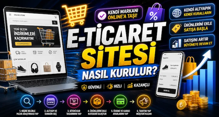 E-ticaret sitesi nasıl kurulur?