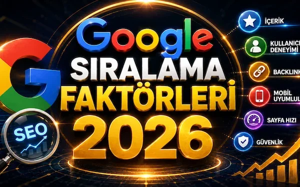 Google Sıralama Faktörleri 2026 Google Sıralama Faktörleri 2026