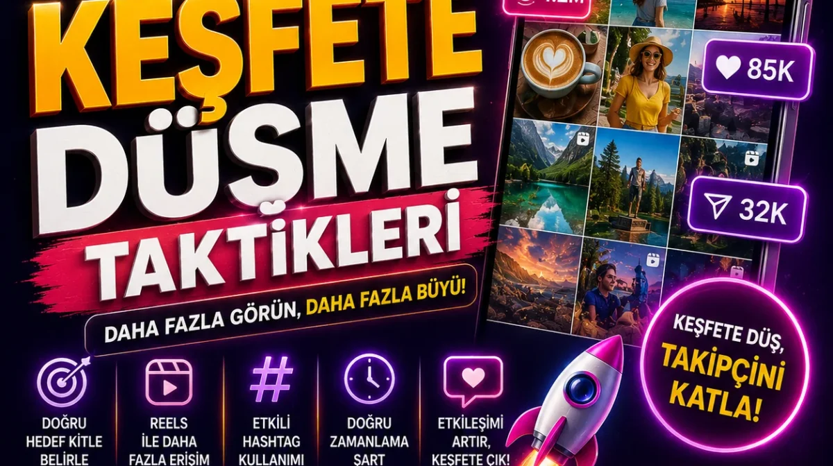 Instagram Keşfete Düşme Taktikleri Instagram Keşfete Düşme Taktikleri