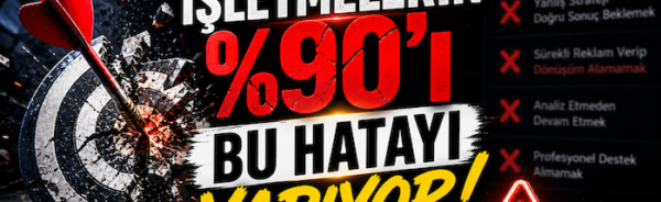 İşletmelerin %90’ı bu hatayı yapıyor