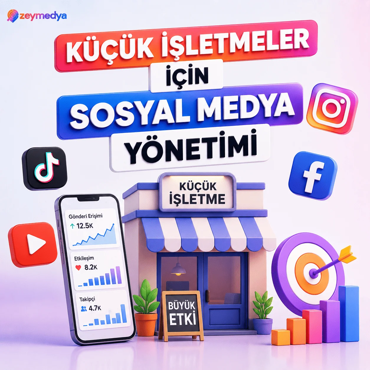 Küçük işletmeler için sosyal medya yönetimi