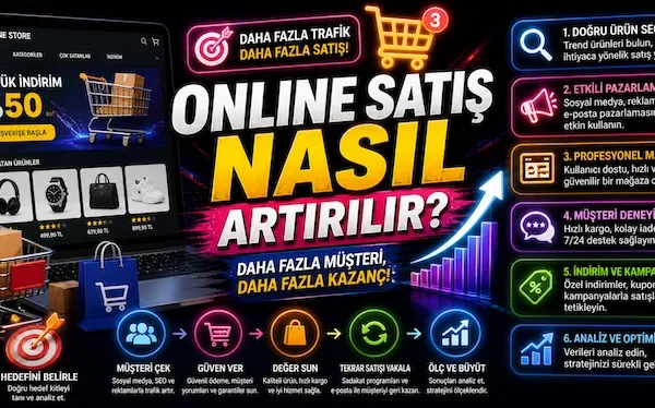 Online satış nasıl artırılır?