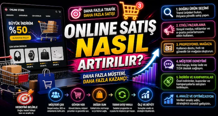 Online satış nasıl artırılır?
