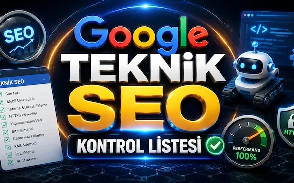 Teknik SEO Kontrol Listesi Teknik SEO Kontrol Listesi
