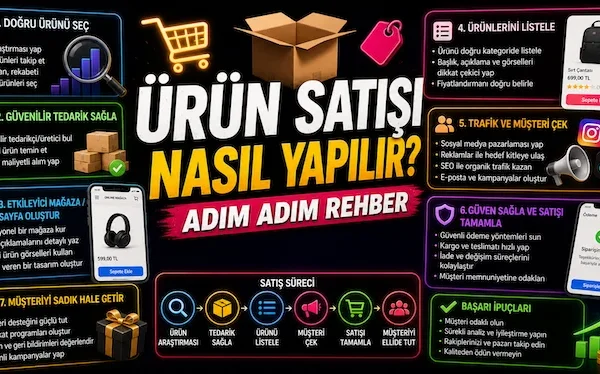 Ürün satışı nasıl yapılır?