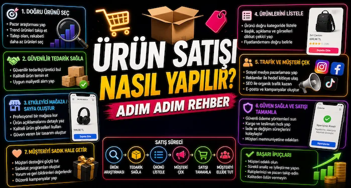 Ürün satışı nasıl yapılır?