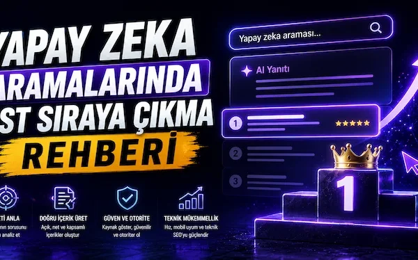 Yapay Zeka Aramalarında Üst Sıraya Çıkma Rehberi Yapay Zeka Aramalarında Üst Sıraya Çıkma Rehberi