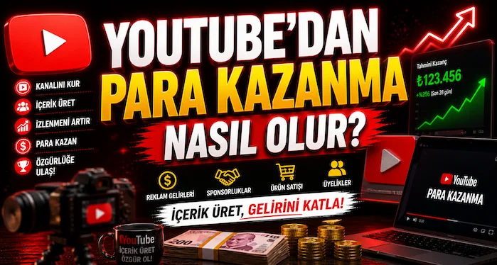 YouTube’dan para kazanma nasıl olur?