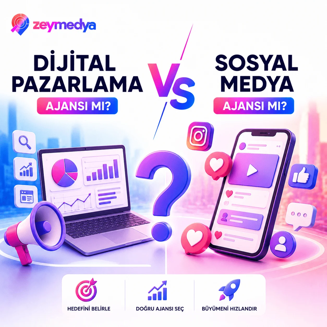 Dijital Pazarlama Ajansı mı Sosyal Medya Ajansı mı?