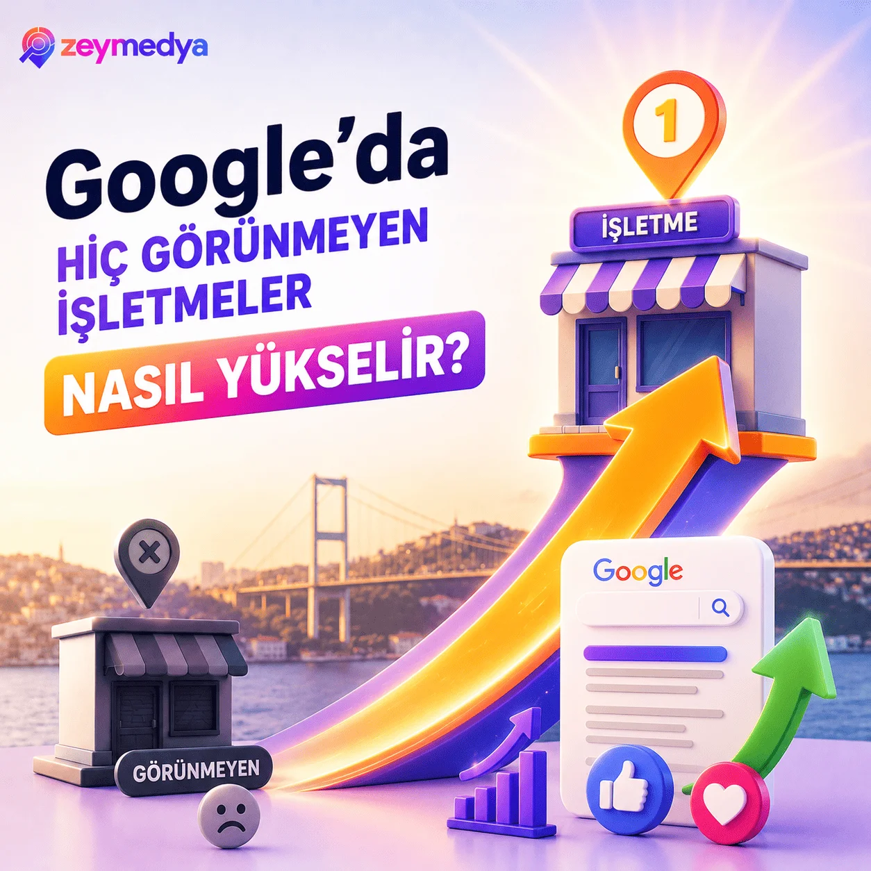 Google’da hiç görünmeyen işletmeler nasıl yükselir?