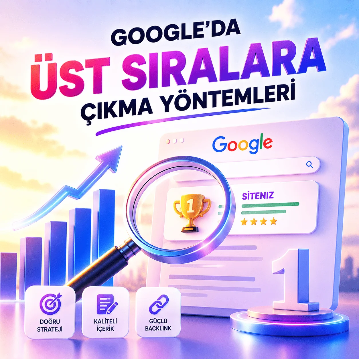 Google’da üst sıralara çıkma yöntemleri