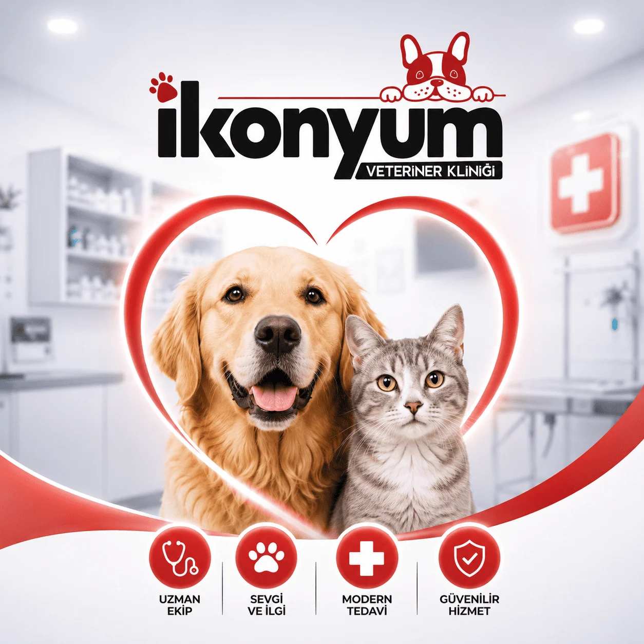 İKONYUM VETERİNER KLİNİĞİ | KONYA VETERİNER-MERAM VETERİNER-SELÇUKLU VETERİNER-KARATAY | ACİL-7/24 NÖBETÇİ VETERİNER KLİNİĞİ