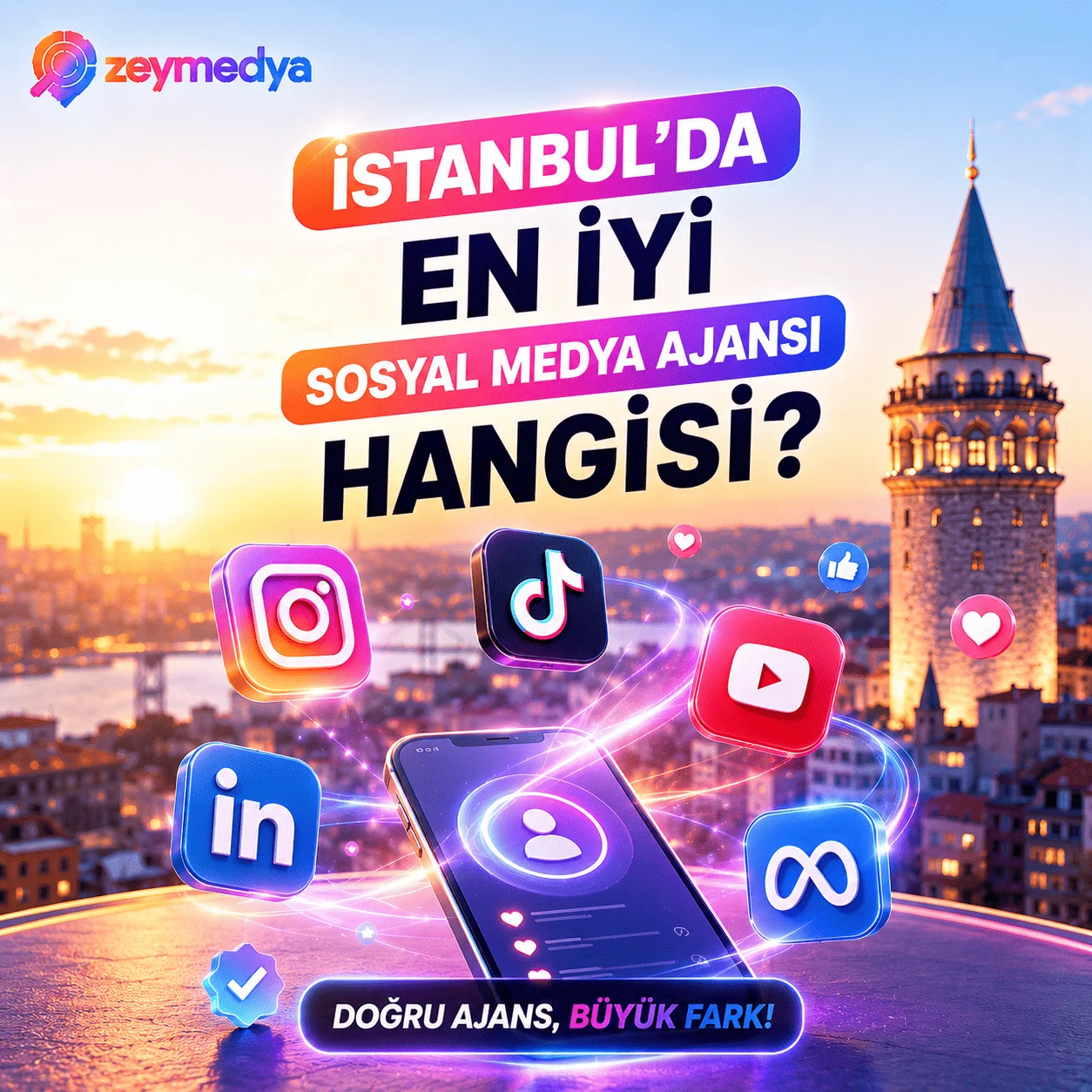 İstanbul’da En İyi Sosyal Medya Ajansı Hangisi? - Zeymedya Reklam Ajansi