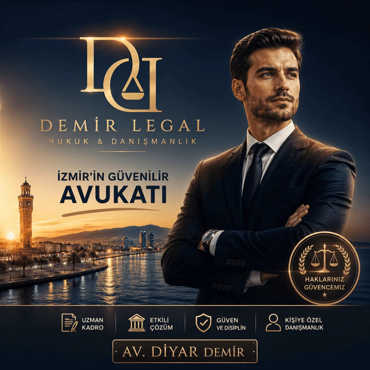 İzmir Avukat Tavsiyesi – İzmir Avukat – Demir Legal – Av. Diyar Demir – İzmir Ceza Avukatı