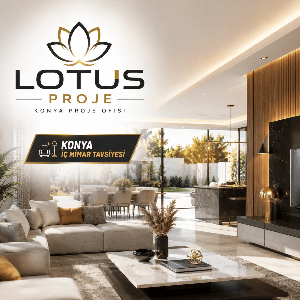 Konya İç Mimar Tavsiyesi – LOTUS PROJE – KONYA PROJE OFİSİ