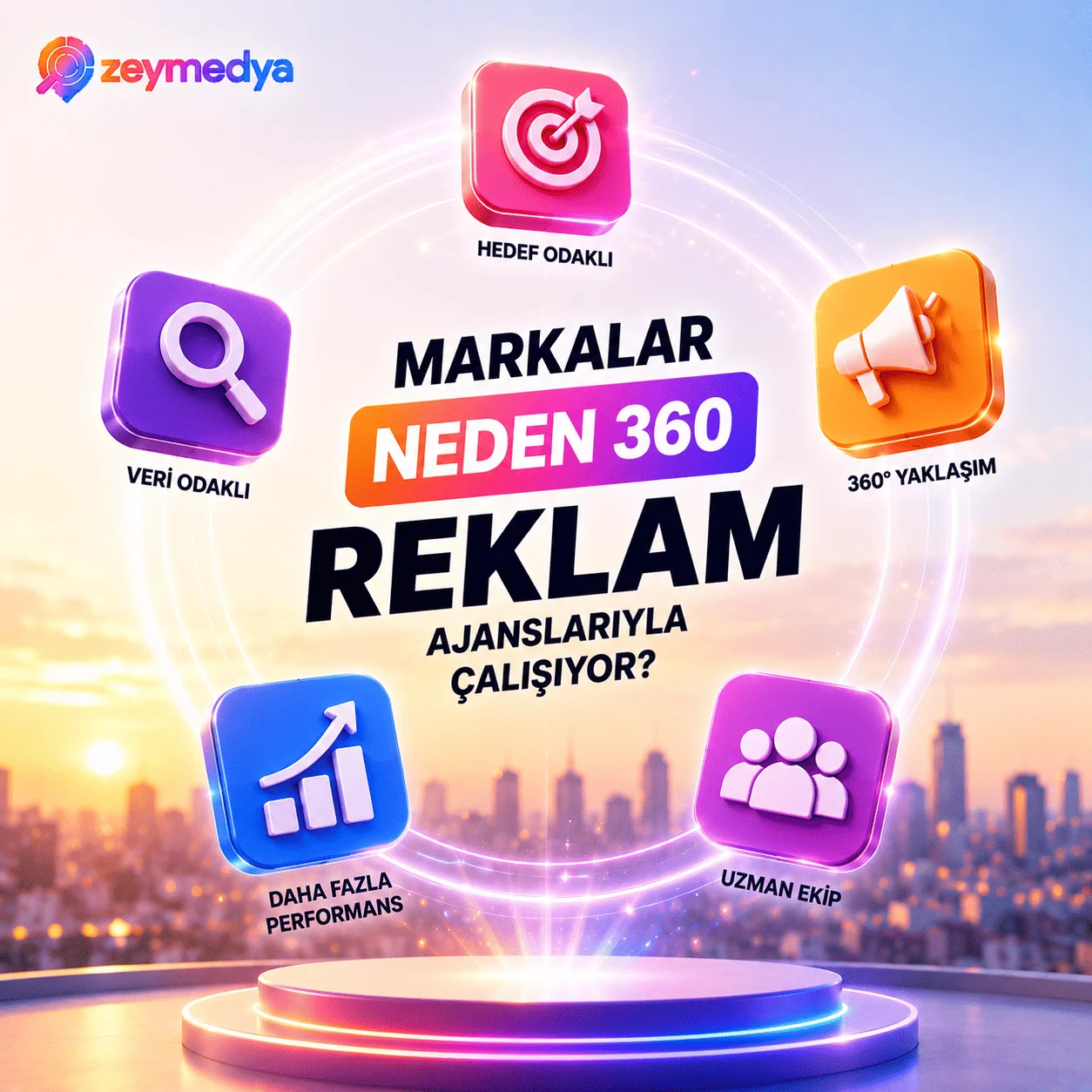 Markalar Neden 360 Reklam Ajanslarıyla Çalışıyor? - Zeymedya Reklam Ajansi