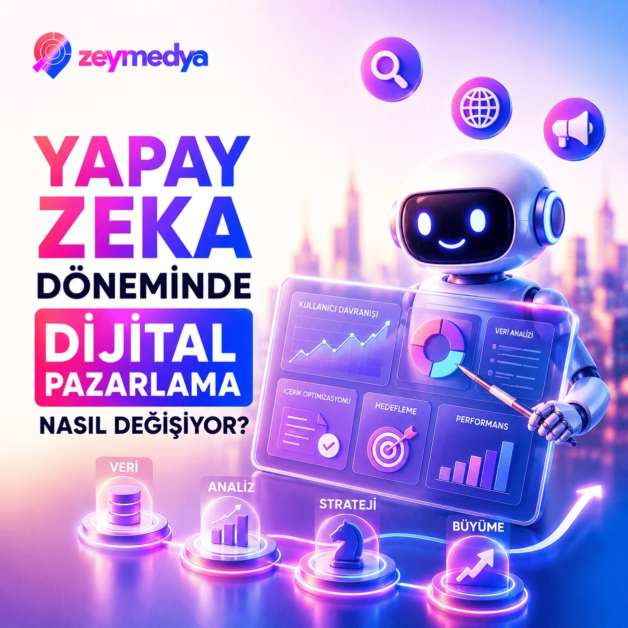 Yapay Zeka Döneminde Dijital Pazarlama Nasıl Değişiyor? - Zeymedya Reklam Ajansi