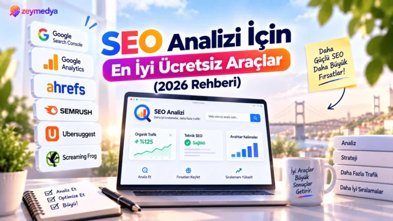 SEO Analizi İçin Ücretsiz Kullanabileceğiniz En İyi Araçlar (2026 Rehberi)