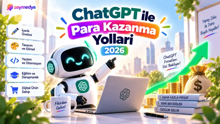ChatGPT ile para kazanma, yapay zeka ile para kazanma, ChatGPT iş fikirleri, yapay zeka iş fikirleri, ChatGPT kullanım alanları