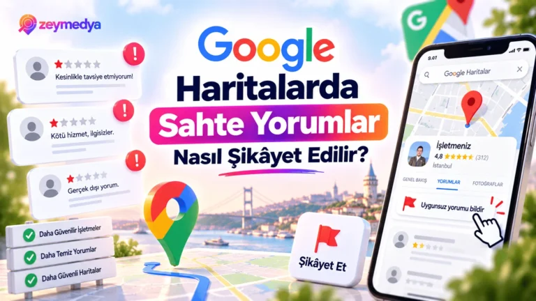 Google Haritalarda Sahte Yorumlar Nasıl Şikâyet Edilir?