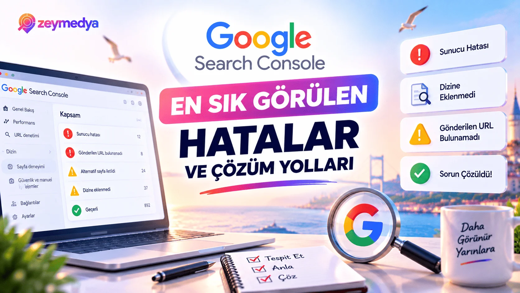 Google Search Console'da En Sık Görülen Hatalar ve Çözüm Yolları
