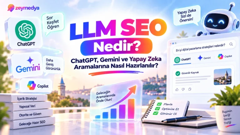 LLM SEO Nedir? ChatGPT, Gemini ve Yapay Zeka Aramalarına Nasıl Hazırlanılır?