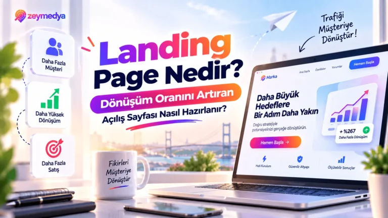 Landing Page Nedir? Dönüşüm Oranını Artıran Açılış Sayfası Nasıl Hazırlanır?