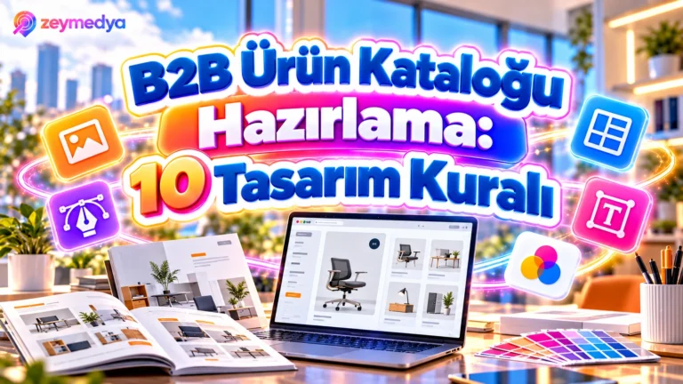 B2B Ürün Kataloğu Nasıl Hazırlanır? Teknik Ürünler İçin 10 İçerik ve Tasarım Kuralı