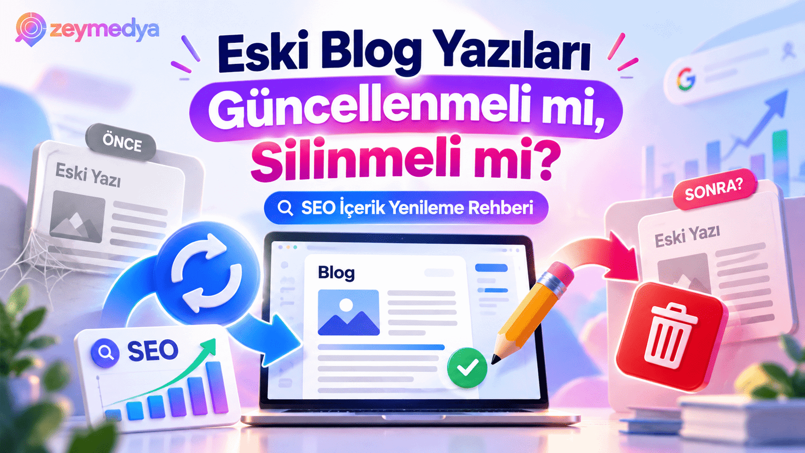 Eski Blog Yazıları Güncellenmeli mi, Silinmeli mi? SEO İçerik Yenileme Rehberi