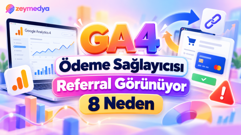 GA4 Trafik Kaynaklarında Ödeme Sağlayıcısı Referral Görünüyorsa 8 Olası Neden