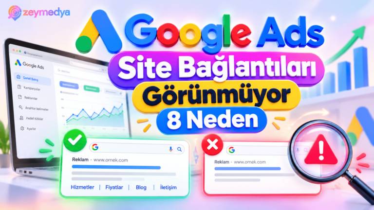 Google Ads Site Bağlantısı Öğeleri Reklamda Görünmüyorsa 8 Olası Neden