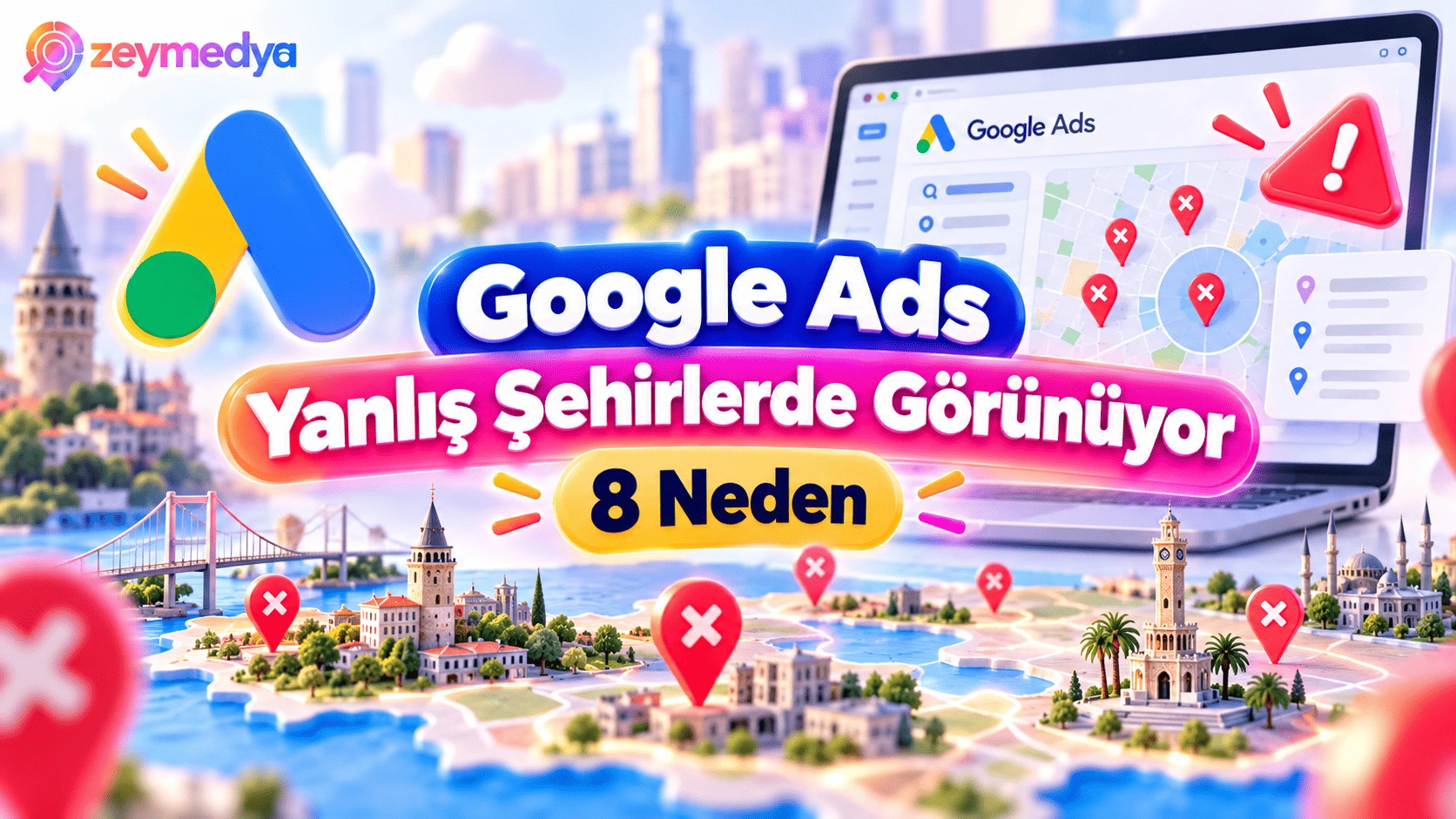 Google Ads Reklamları Hedeflenmeyen Şehirlerde Görünüyorsa 8 Olası Neden