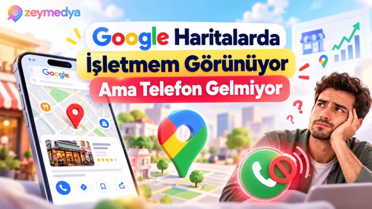 Google Haritalarda İşletmeniz Görünüyor Ama Telefon Almıyorsa 8 Olası Neden
