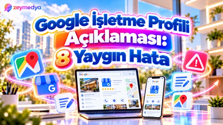 Google İşletme Profili Açıklaması Nasıl Yazılır? İşletmelerin Yaptığı 8 Hata