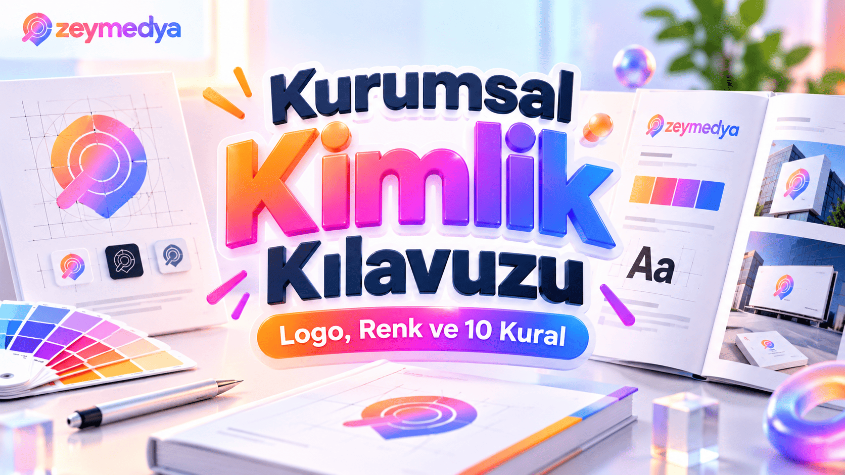 Kurumsal Kimlik Kılavuzu Nedir? Logo, Renk ve Tipografi Kullanımında 10 Kural