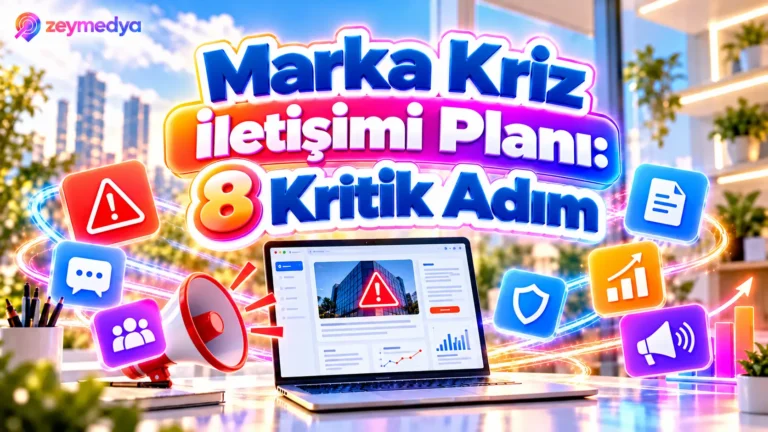 Marka Kriz İletişimi Planı Nasıl Hazırlanır? Sosyal Medyada 8 Kritik Adım
