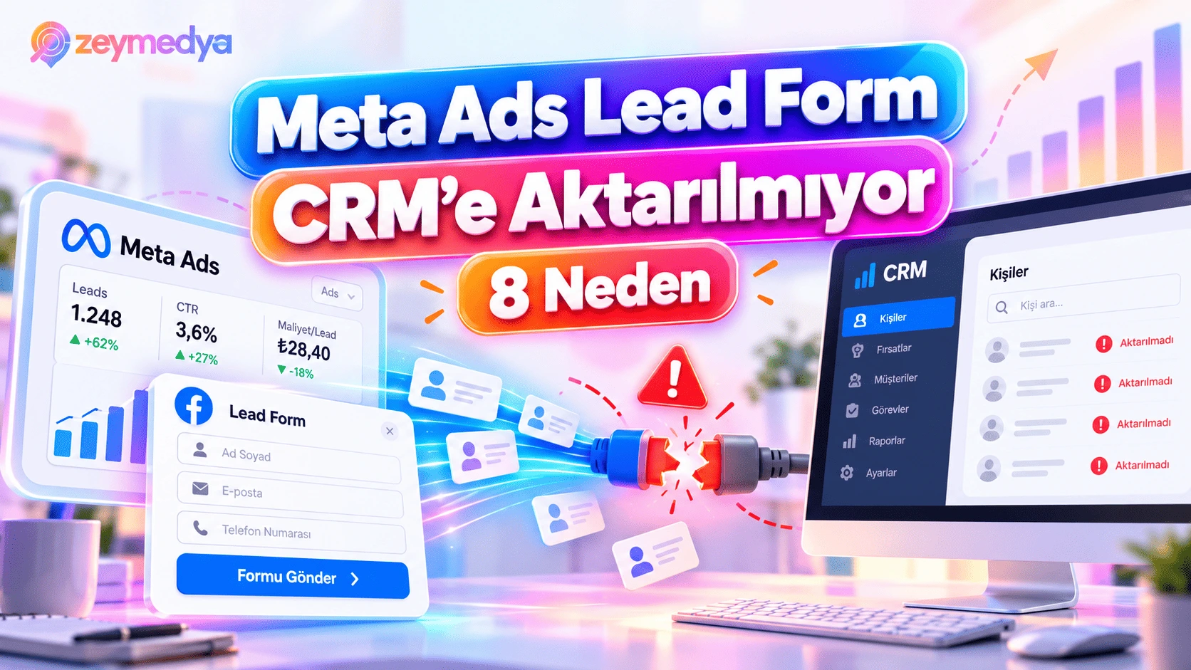 Meta Ads Potansiyel Müşteri Formları CRM'e Aktarılmıyorsa 8 Olası Neden